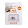 USB флеш 32Gb Qumo Nano White (QM32GUD-NANO-W) пластик білий USB 2.0