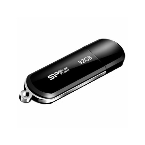 USB флеш 32GB Silicon Power LuxMini 322 Black (SP032GBUF2322V1K)