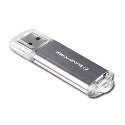 USB флеш 4Gb Silicon Power Ultima II Silver (SP004GbUF2M01V1S) срібло метал USB 2.0
