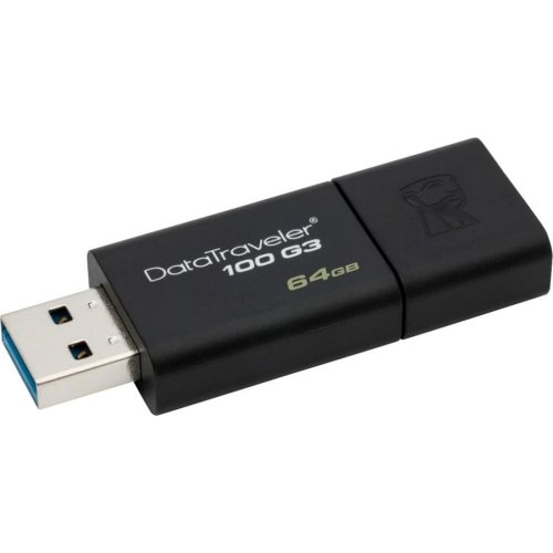 USB флеш 64GB Kingston DataTraveler 100 G3 Black (DT100G3/64GB)