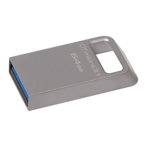 USB флеш 64GB Kingston DataTraveler Micro Silver (DTMC3/64GB)