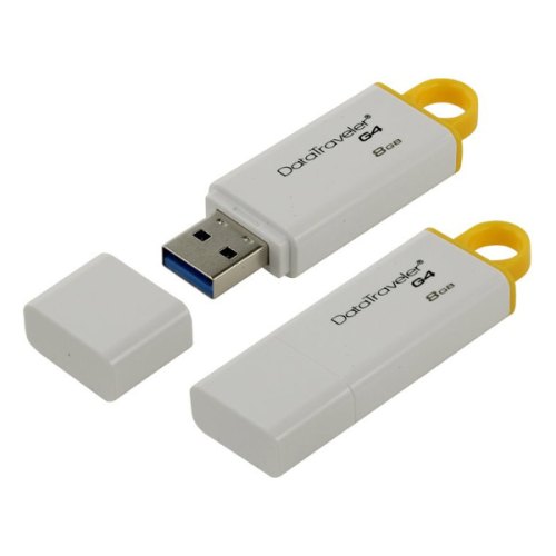 USB флеш 8Gb Kingston DataTraveler I G4 (DTIG4/8GB) пластик USB 3.0