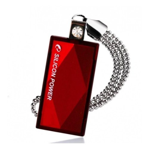 USB флеш 8Gb Silicon Power Touch 810 Red (SP008GbUF2810V1R) пластик червоний USB 2.0