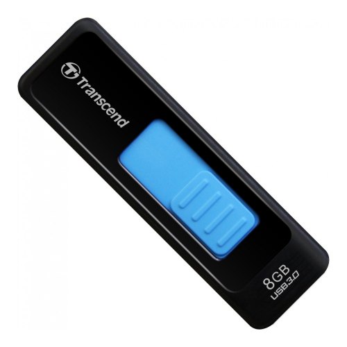 USB флеш, 8 Гбайт, Transcend JetFlash 760 Black (TS8GJF760), пластик, чорний, USB 3.0