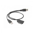 Адаптер Cablexpert USB 2.0 - Slimline SATA 13-pin (A-USATA-01)