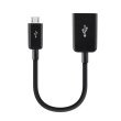 Адаптер USB 2.0 (AF/microB) OTG Belkin 0.12м, Black/Черный