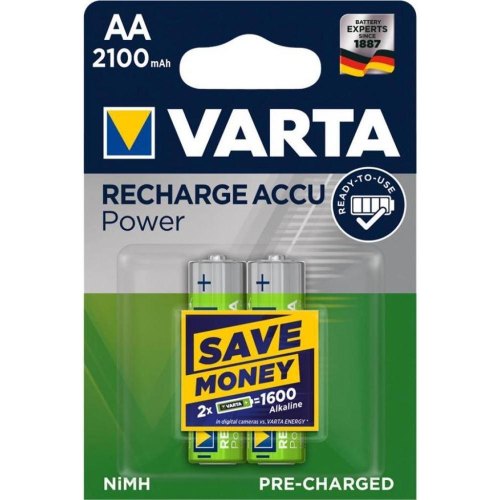Акумулятор Varta Rechargeable Accu AA 2100mAh NiMh 2шт LONGLIFE ACCU (56706101402)