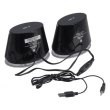 Акустична система 2.0, F&D (V-620 USB Black), Black, пластик, 2 x 1,2Вт (RMS) підсвітка