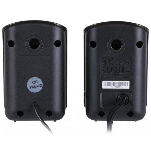Акустична система 2.0, Genius SP-U115 USB Black (31731006100), 3,5мм mini jack, живлення від USB, 2х0,75 Вт, пластик, чорний