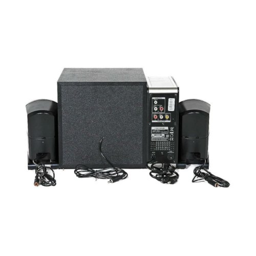 Акустична система 2.1, Microlab FC-550 Black, 24Вт+2х15Вт, саб-пластик/сат-пластик, ПДК