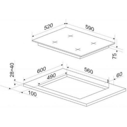 Вбуд. поверхня HANSA BHGW630502