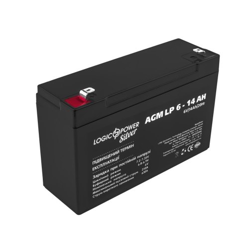 Батарея до ПБЖ, 6В, 14Ач, LogicPower (2573)