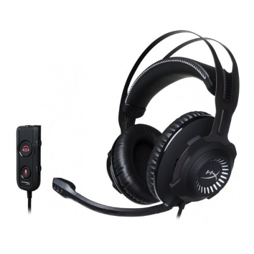 Навушники з мікрофоном (гарнітура), Kingston HyperX Cloud Revolver S, Black, (HX-HSCRS-GM/EE)