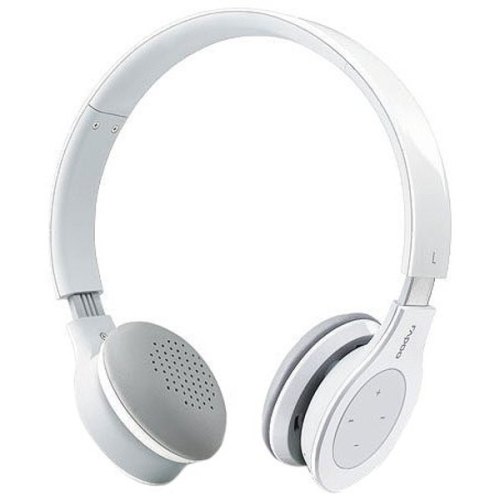 Навушники з мікрофоном (гарнітура), бездротові (bluetooth), Rapoo Wireless Headset H8020,  White