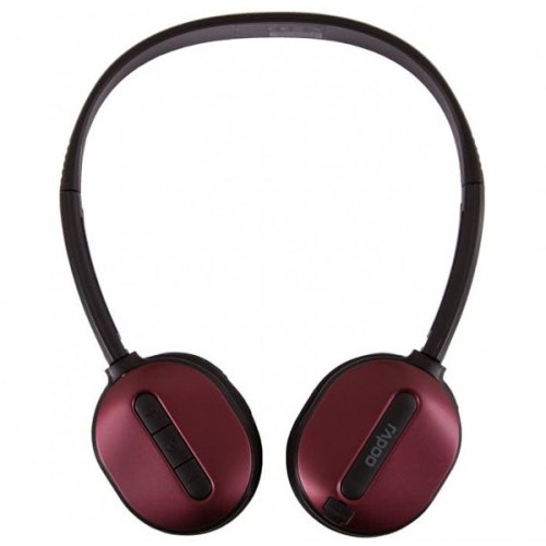 Навушники з мікрофоном (гарнітура), бездротові (bluetooth), Rapoo Wireless Stereo Headset H1030 Red, радіо, USB ресівер,