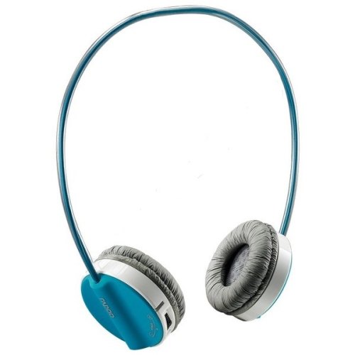 Гарнітура бездротова, Rapoo Wireless Stereo Headset H3050 Blue, радіо, USB-нано ресівер, вбуд.мікрофон, провід/безпровід режим до 6 годин