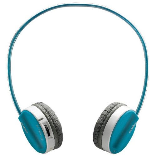 Гарнітура бездротова, Rapoo Wireless Stereo Headset H3070 Blue, база Minijack 3,5, вбуд.мікрофон, провід/безпровід режим до 6 годин