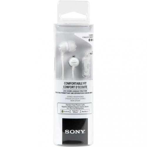 Гарнітура Sony MDR-EX15AP White (MDREX15APW.CE7)