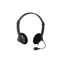 Гарнітура дротова, повнорозмірна, відкрита, Defender Aura 104 Black (63104)