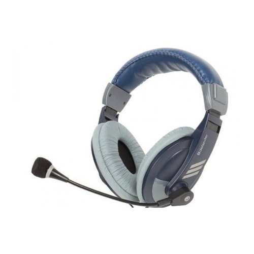 Гарнітура дротова, повнорозмірна, закрита, Defender Gryphon HN-750 Gray Blue (63748)