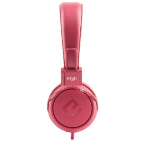 Гарнітура дротова, повнорозмірна, закрита, Ergo VM-360 Coral Dark, наголовя, стерео, плоский кабель 1.2м, опір32Ом, чутливість 108 дБ