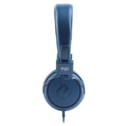 Гарнітура дротова, повнорозмірна, закрита, Ergo VM-360 Cosmic Cobalt, наголовя, стерео, плоский кабель 1.2м, опір32Ом, чутливість 108 дБ