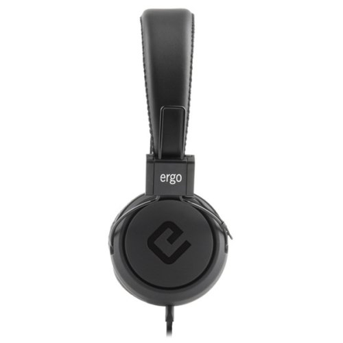 Гарнітура дротова, повнорозмірна, закрита, Ergo VM-360 Dark Shadow, наголов'я, стерео, плоский кабель 1.2м, опір32Ом, чутливість 108 дБ