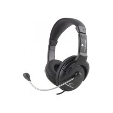 Гарнітура дротова, повнорозмірна, закрита, Esperanza EH101 Black