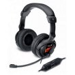 Гарнітура дротова, повнорозмірна, закрита, Genius HS-G500V Black (31710020101), наголов'я, стерео, шнур 2м, USB, опір 32Ом, чутливість 110дБ, чорний