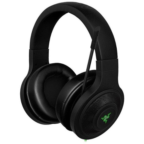 Гарнітура дротова, повнорозмірна, закрита, Razer Kraken USB Essential Black (RZ04-01200100-R3M1), наголовя, Virtual 7.1, шнур 2м, USB звукова карта,