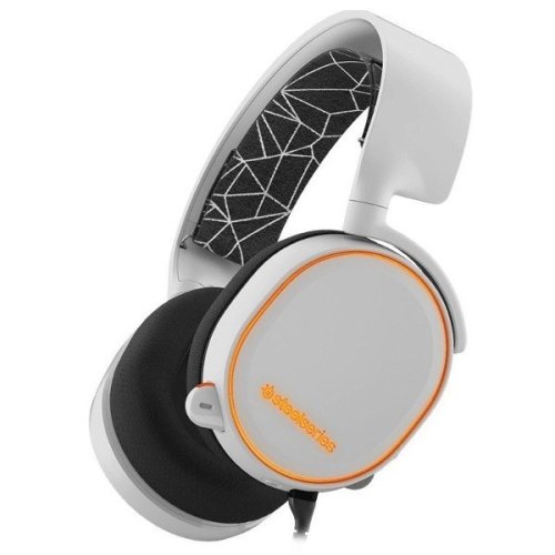 Гарнітура дротова, повнорозмірна, закрита, SteelSeries Arctis 5, white (61444)