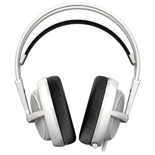 Гарнітура дротова, повнорозмірна, закрита, SteelSeries Siberia 200 White (51132), наголовя, стерео, шнур 1.8м, 2х3.5мм mini jack, ігрова