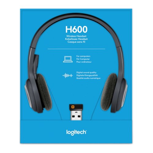 Гарнітура Logitech H600 Wireless (981-000342)