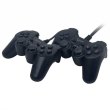 Геймпад 2шт у комплекті, Gembird Gaming JPD-UDV2-01 USB Black, подвійна вібрація, 2 джойстика, 10 кнопок, 4-позиційний D-Pad, Blister