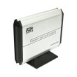 Зовнішня кишеня 3,5, AgeStar (3UB 3A5 Silver), алюміній, HDD SATA, з БЖ, 1xUSB 3.0