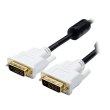 Кабель DVI - DVI, 500см, Atcom (9149), з 2-ма феритами, чорний, пакет, 5м