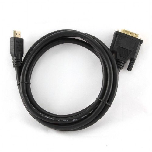 Кабель HDMI - DVI, 180см, Cablexpert (CC-HDMI-DVI-6), DVI (24+5), позолочені конектори, 1,8м
