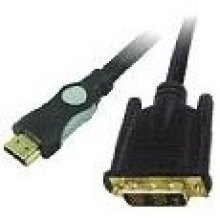 Кабель HDMI - DVI, 300см, Viewcon (VD066-3m), позолочені конектори, 3м