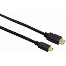 Кабель miniHDMI - HDMI, 100см, Atcom (6153), v1.3b, позолочені конектори, з 2-ма феритами, чорний, блістер, 1м