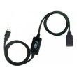 Кабель USB-подовжувач AM/AF, Viewcon (VV 043-15м.), активний, USB2.0, 15м