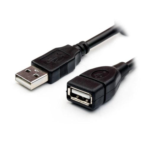 Кабель USB-подовжувач AMAF, 300см,  HQ-Tech (1521), USB2.0, чорний 3м