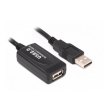 Кабель USB-подовжувач AMAF, 500см, Viewcon (VE 056), активний, USB2.0, 5м