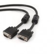 Кабель VGA - VGA, 1000см, Cablexpert (CC-PPVGA-10M-B), з 2-ма феритами, 10 м