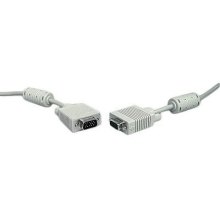 Кабель VGA - VGA, 180см, Gembird (CC-PPVGA-6B), з 2-ма феритами, чорний, 1.8м