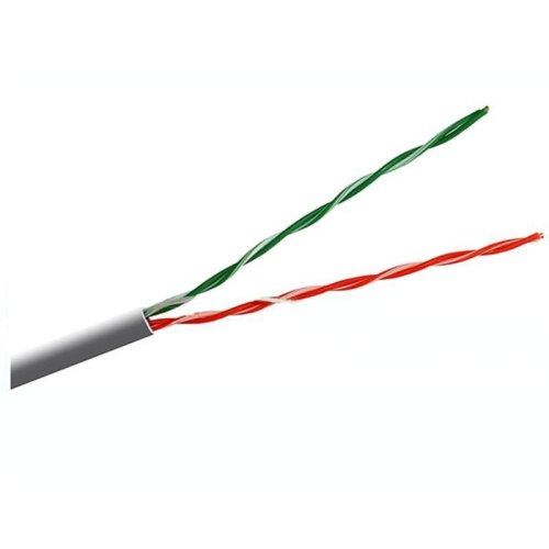 Кабель вита пара, Atcom Standard (7944), UTP, 305м, 0.5мм, cat.5e, CCA (алюміній+мідь), PVC, для внутрішніх робіт, 2 пари