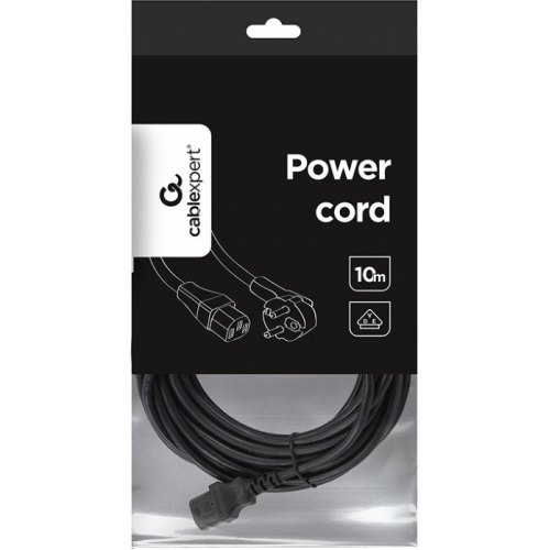 Силовий каблеь CEE7/17-C13, длина 10 м, VDE, 3*1 мм кв.