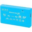 Картрідер зовнішній, Grand-X multi All-in-One 64Gb to 2Tb SDXC (CRX05Black), чорний, USB 2.0