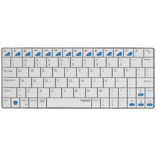 Клавіатура бездротова Rapoo E6300 White Bluetooth