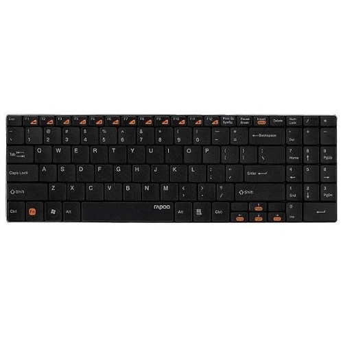 Клавіатура бездротова, Rapoo E9070  Black класична, бездротова, USB