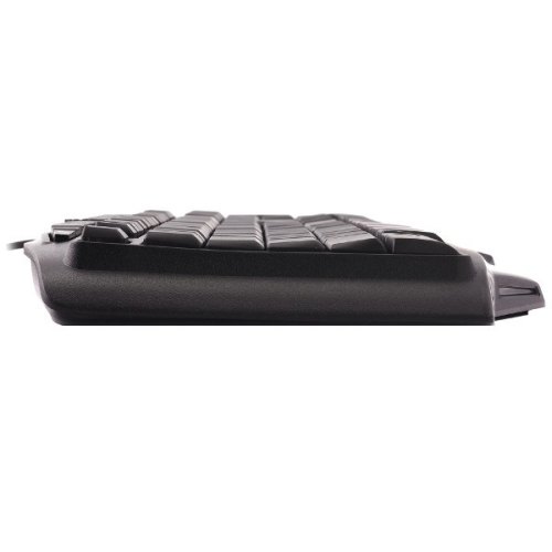 Клавіатура дротова ігрова, Zalman (ZM-K400G USB Black), мультимедійна, ножнична розкладка, 5+7дод. програмованих клавіш, Black, Blue LED
